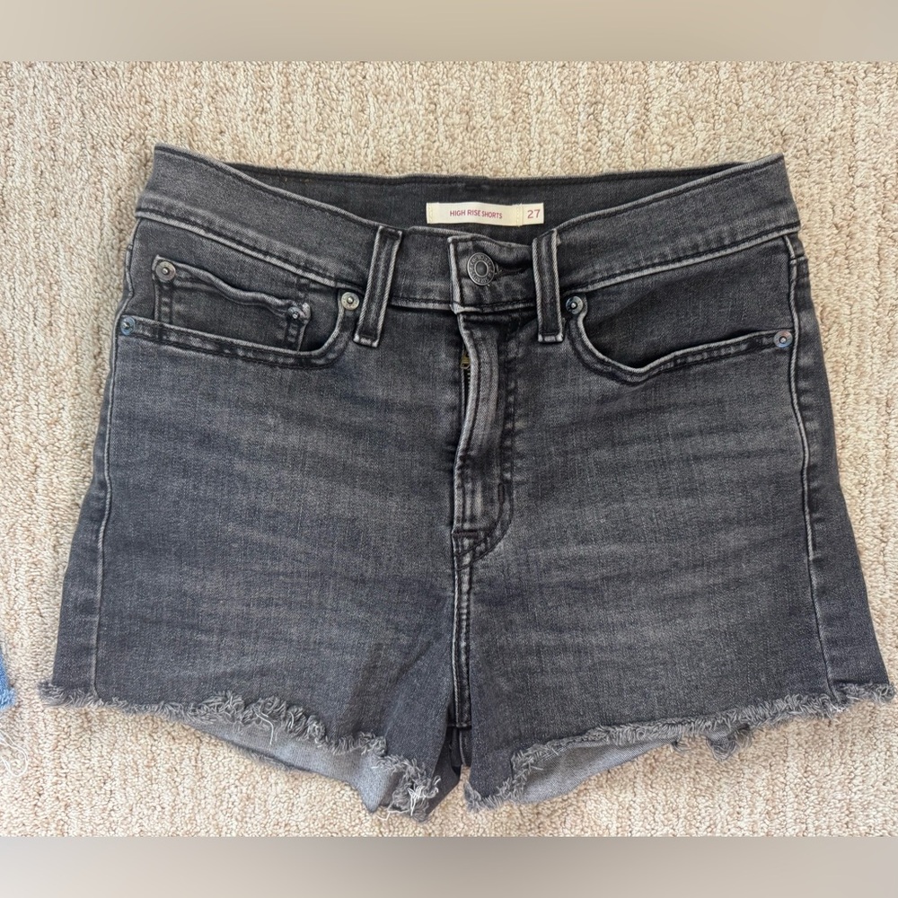 Levi’s High Rise Stretch Shorts